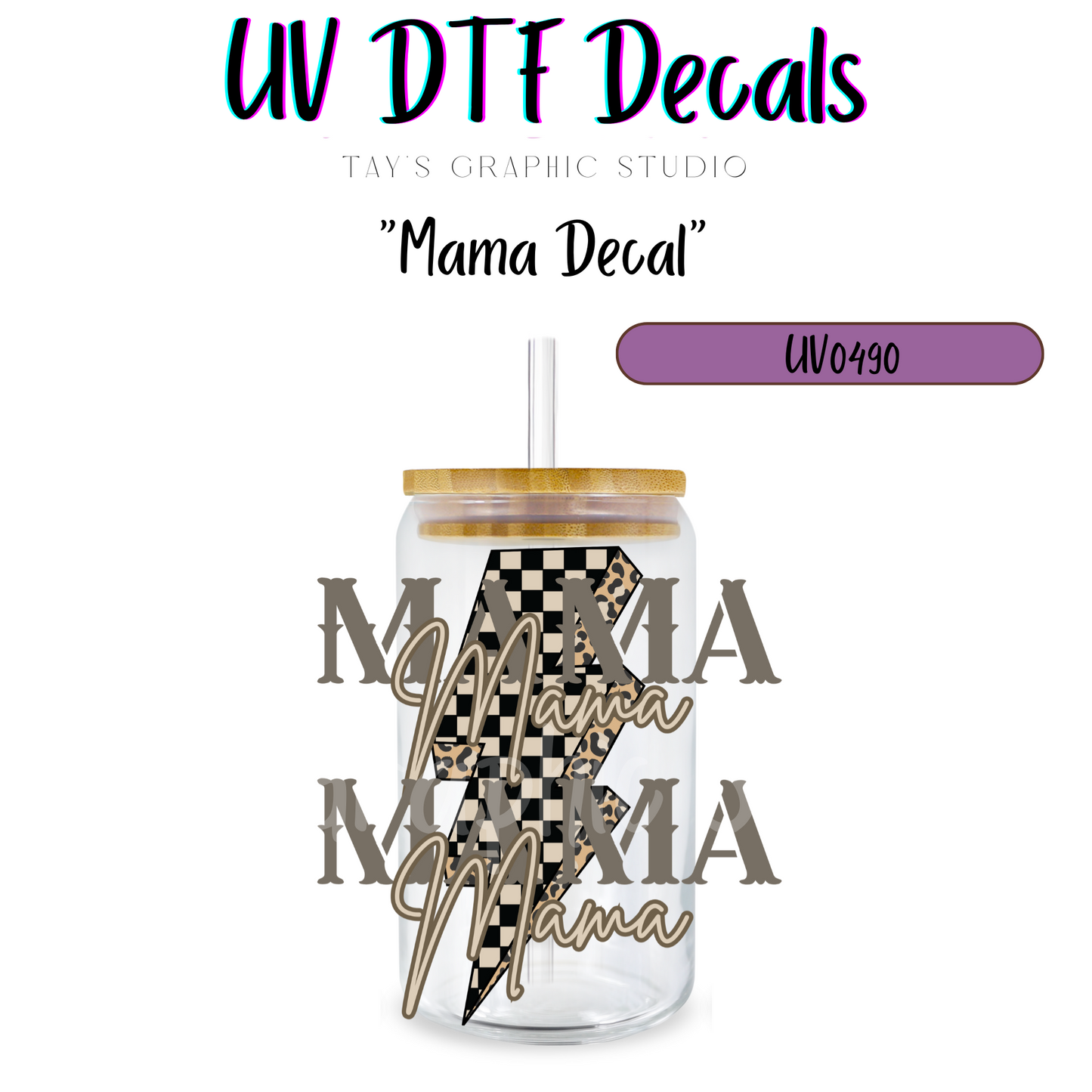 Exclusive - Mama UV DTF Decal - MTO0490