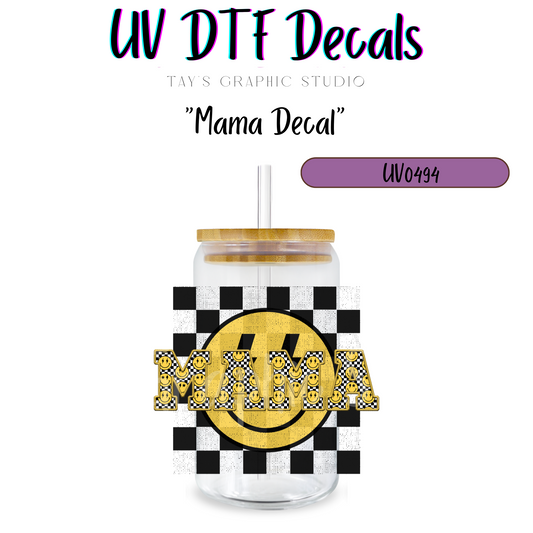 Exclusive - Mama UV DTF Decal - MTO0494