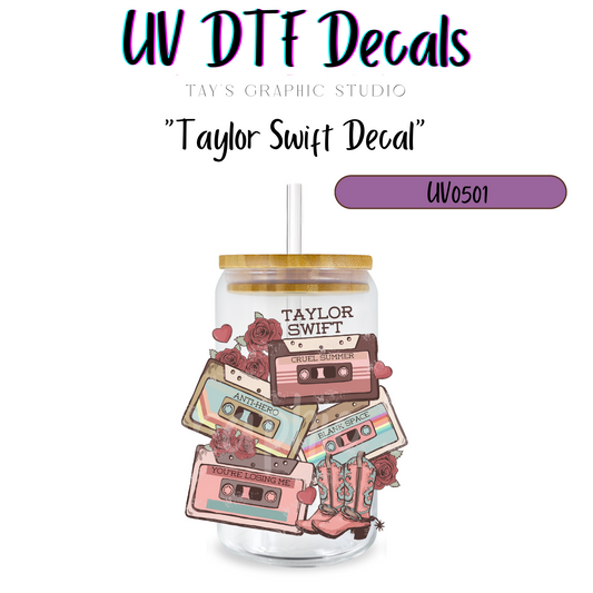 Exclusive - Taylor Swift UV DTF Decal - MTO0501