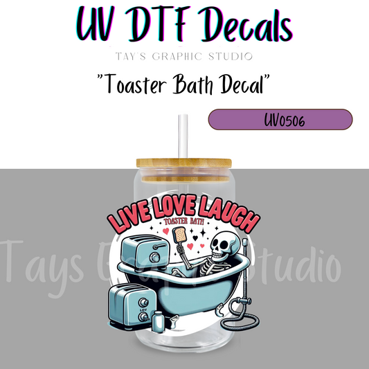 Exclusive - Toaster Bath UV DTF Decal - MTO0506