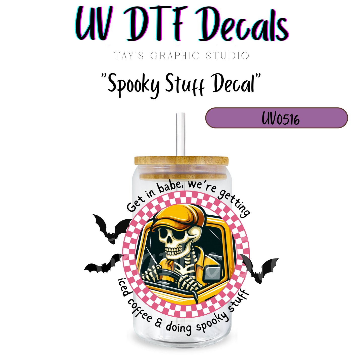 Exclusive - Spooky Stuff UV DTF Decal - MTO0516