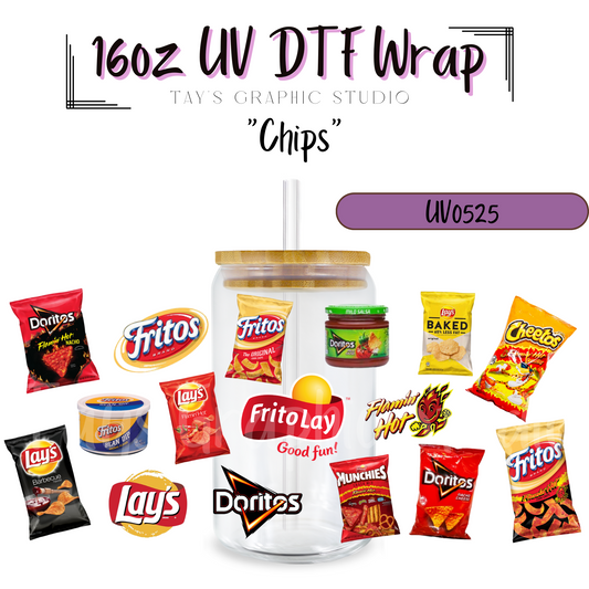 Exclusive - Chips UV DTF Wrap - MTO0525