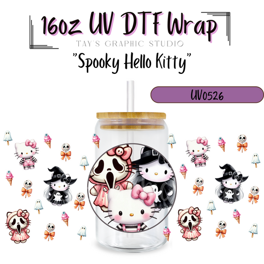 Exclusive - Spooky Hello Kitty UV DTF Wrap - MTO0526