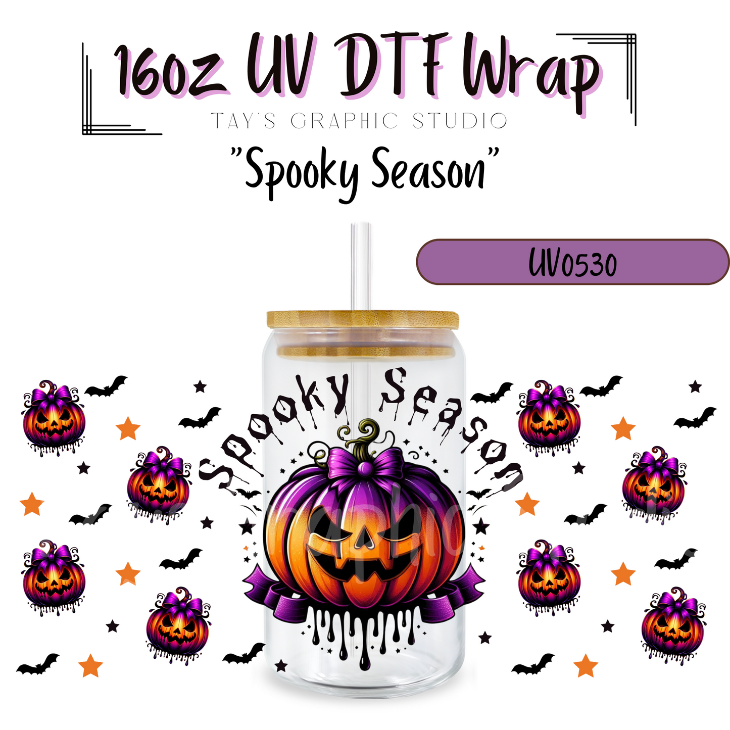 Exclusive - Spooky Season UV DTF Wrap - MTO0530