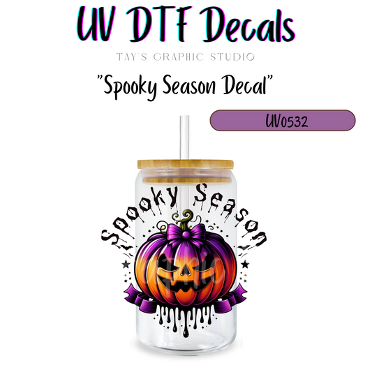 Exclusive - Spooky Season UV DTF Decal - MTO0532