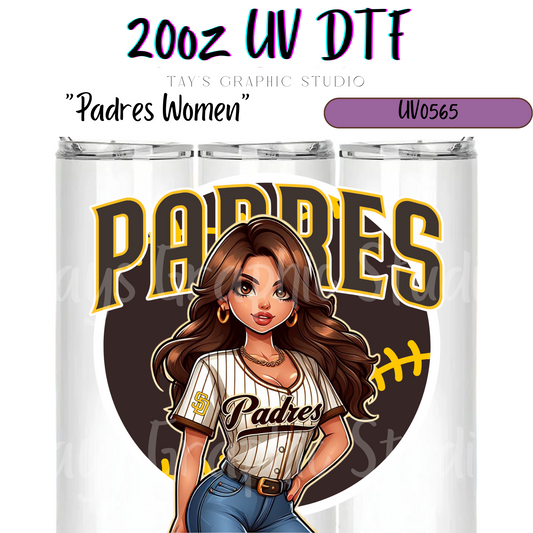 Exclusive - Padres Fan 20oz UV DTF Wrap - MTO0565