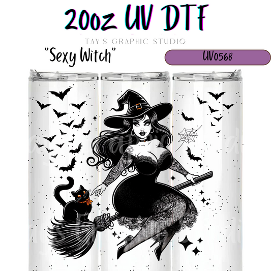 Exclusive - Sexy Witch 20oz UV DTF Wrap - MTO0568