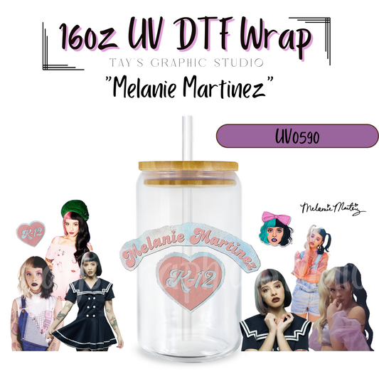 Exclusive - Melanie Martinez 16oz UV DTF Wrap - MTO0590