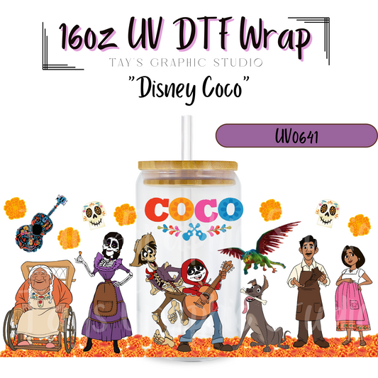 Exclusive - Disney Coco UV DTF Wrap - MTO0641