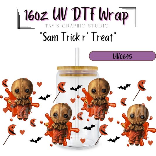 Exclusive - Sam Trick R Treat UV DTF Wrap - MTO0645