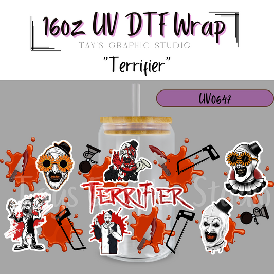 Exclusive - Terrifier Collage UV DTF Wrap - MTO0647