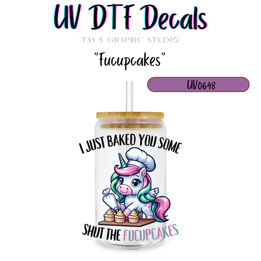 Exclusive - Fucupcakes Decal UV DTF Wrap - MTO0648