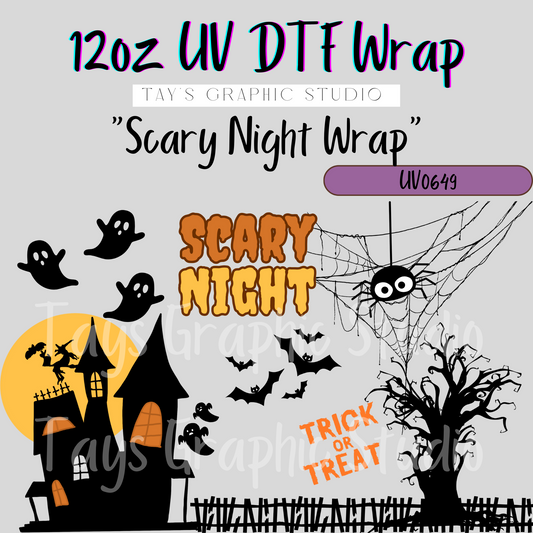 Exclusive - Scary Night UV DTF Wrap - MTO0649