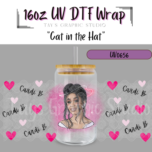 Exclusive - Cardi B 16oz UV DTF Wrap - MTO0656