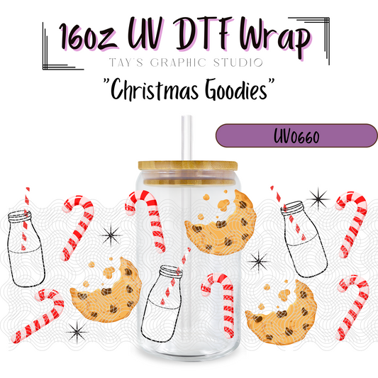 Exclusive - Christmas Goodies 16oz UV DTF wrap - MTO0660