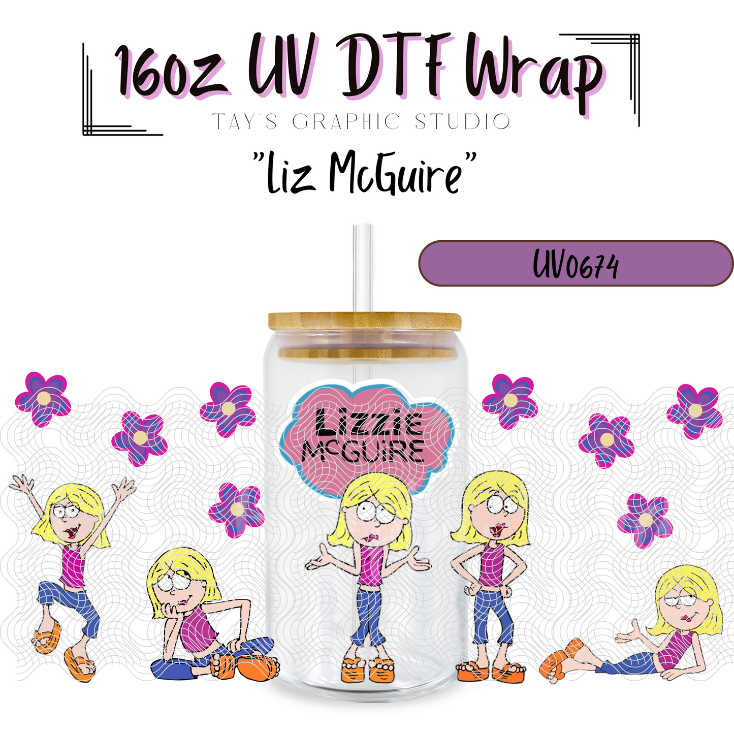 Exclusive - Liz McGuire UV DTF Wrap - MTO0674