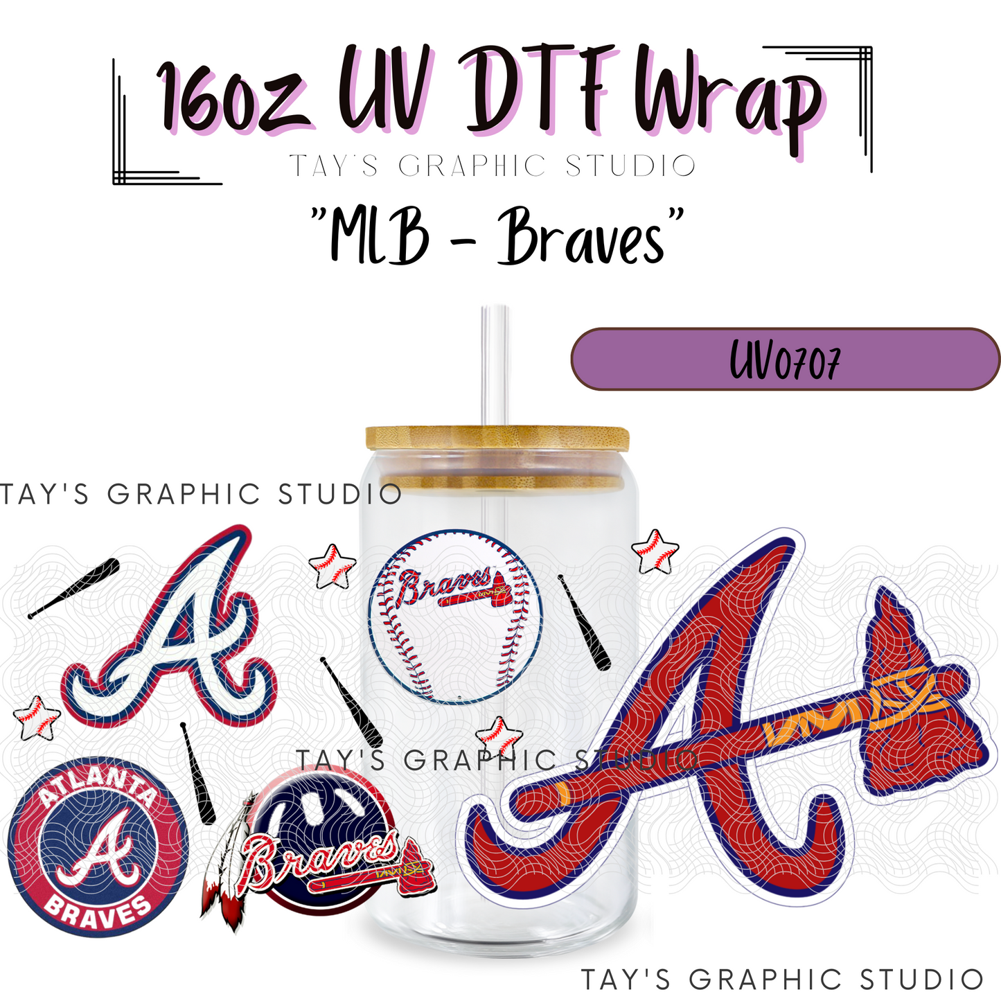 Exclusive Collection - MLB Team Wraps - 30 Team Wraps - UV DTF Wraps - MTO