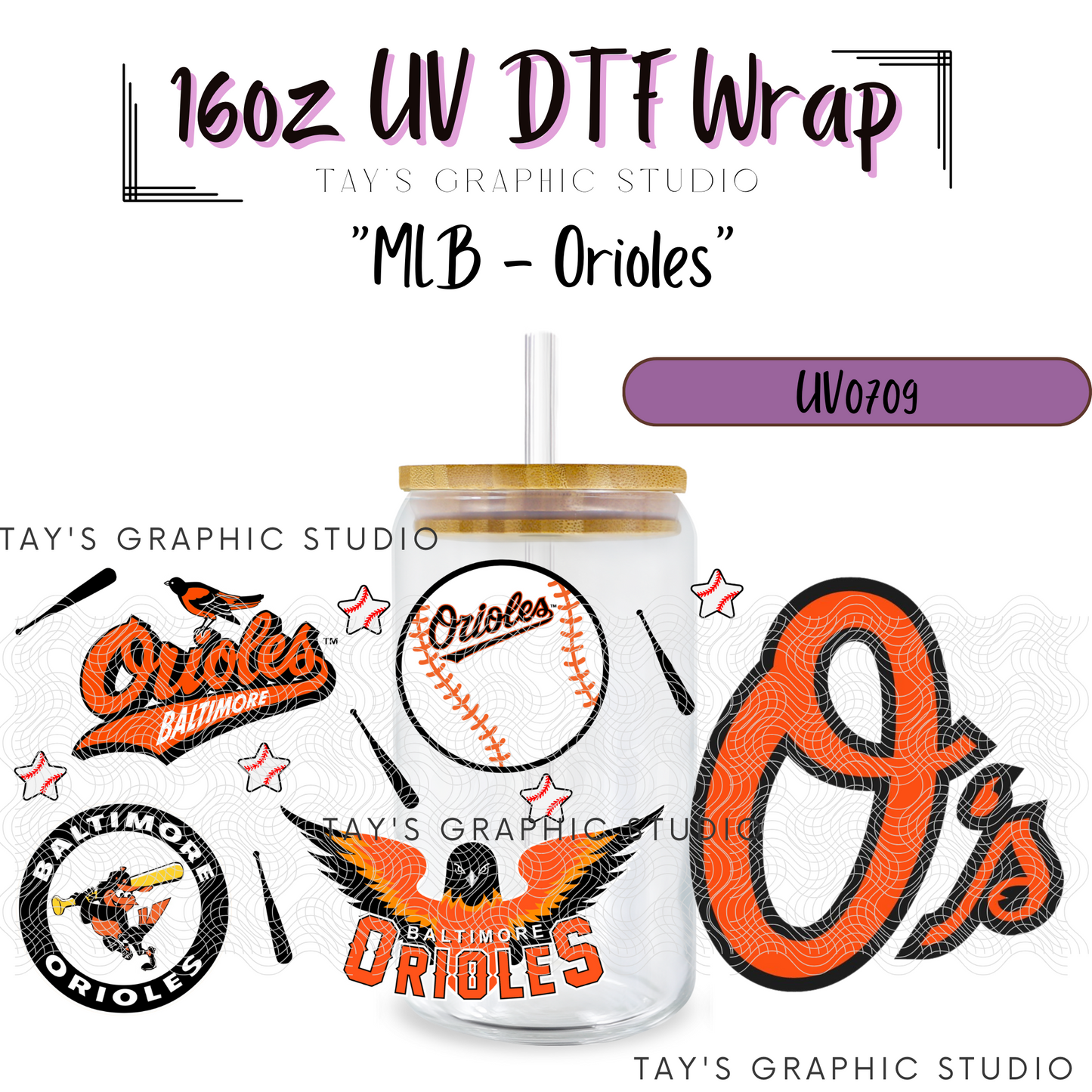 Exclusive Collection - MLB Team Wraps - 30 Team Wraps - UV DTF Wraps - MTO