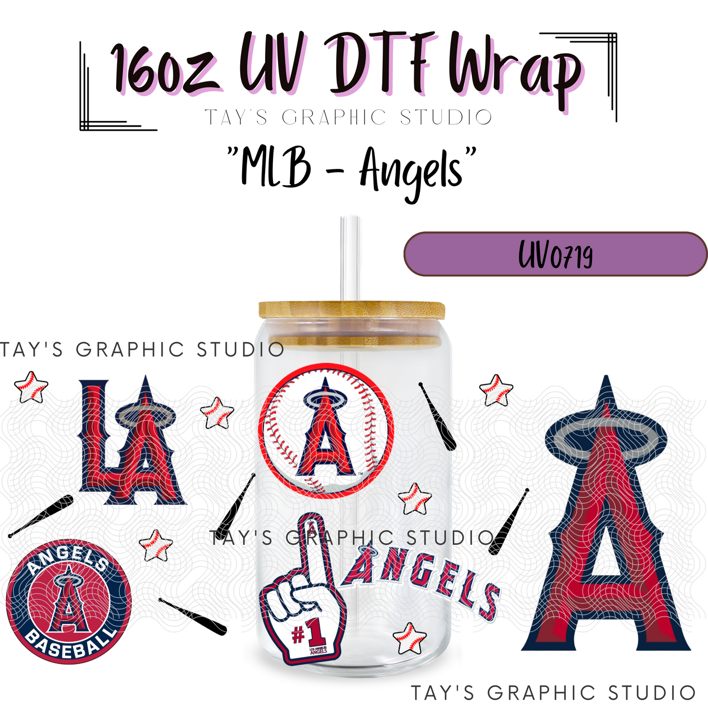 Exclusive Collection - MLB Team Wraps - 30 Team Wraps - UV DTF Wraps - MTO