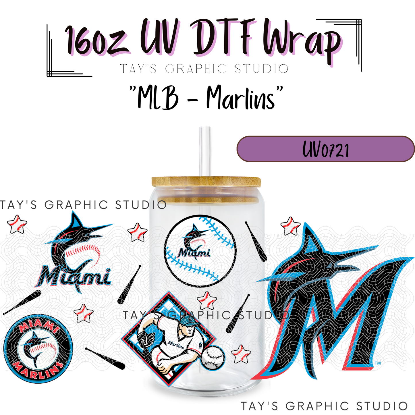 Exclusive Collection - MLB Team Wraps - 30 Team Wraps - UV DTF Wraps - MTO