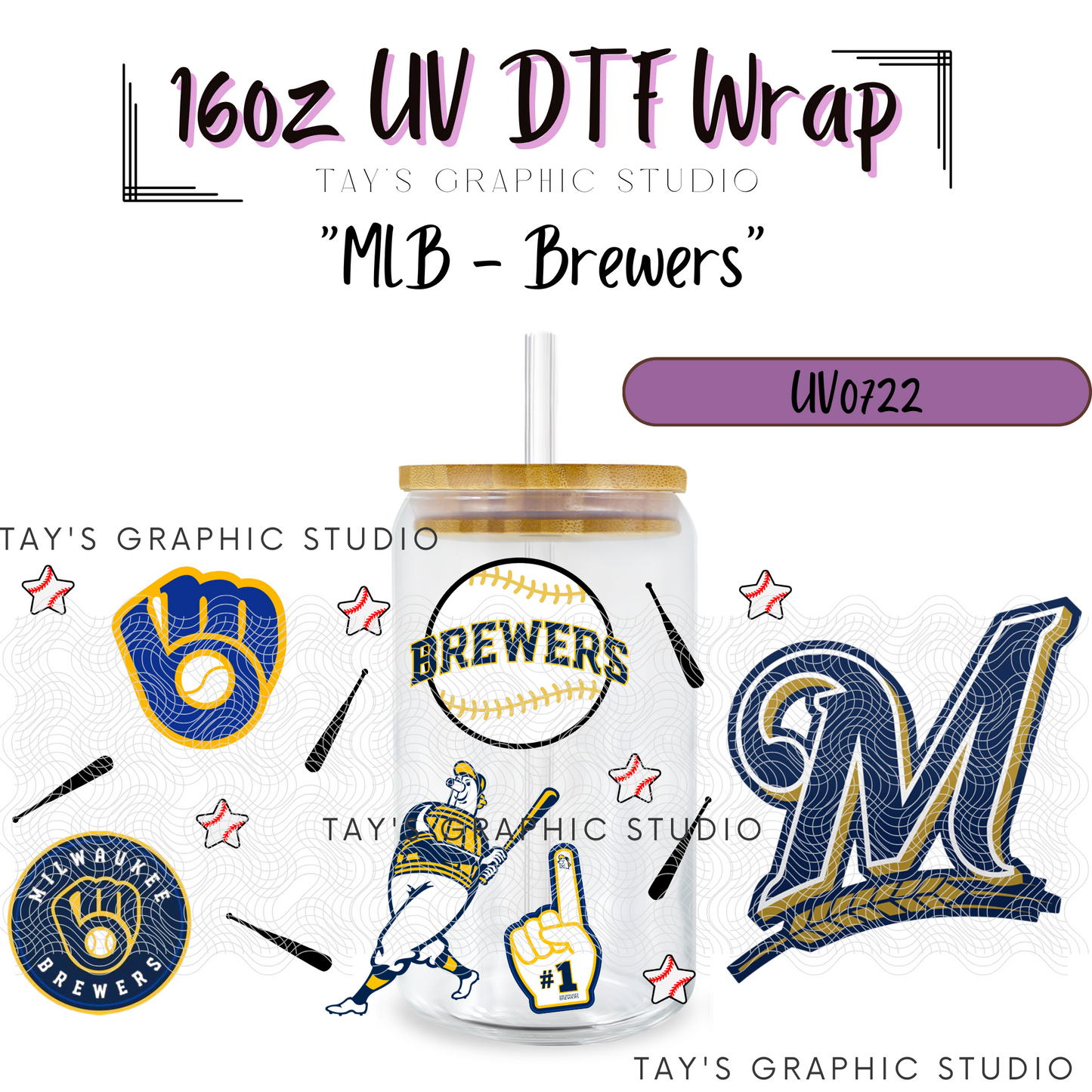 Exclusive Collection - MLB Team Wraps - 30 Team Wraps - UV DTF Wraps - MTO