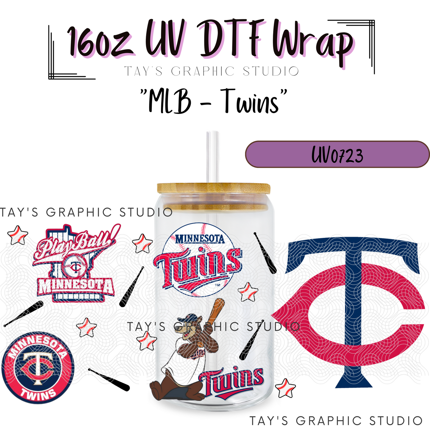 Exclusive Collection - MLB Team Wraps - 30 Team Wraps - UV DTF Wraps - MTO