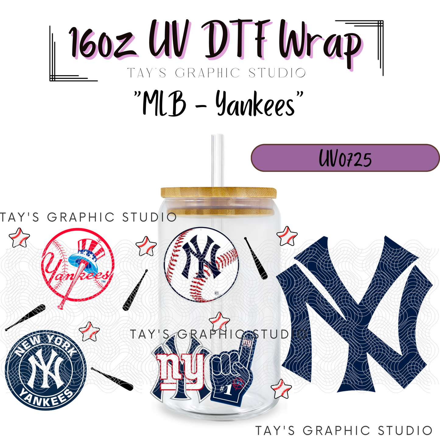 Exclusive Collection - MLB Team Wraps - 30 Team Wraps - UV DTF Wraps - MTO