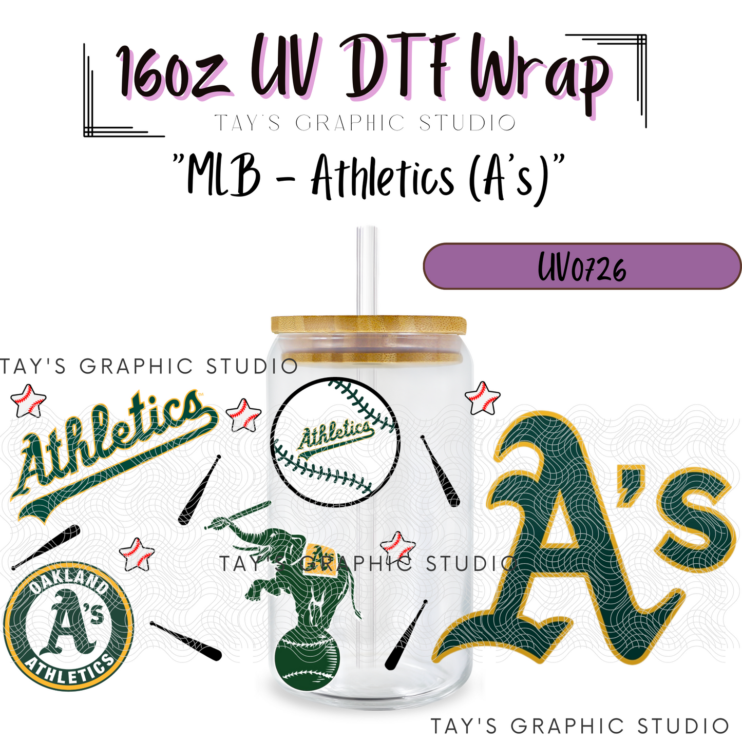 Exclusive Collection - MLB Team Wraps - 30 Team Wraps - UV DTF Wraps - MTO