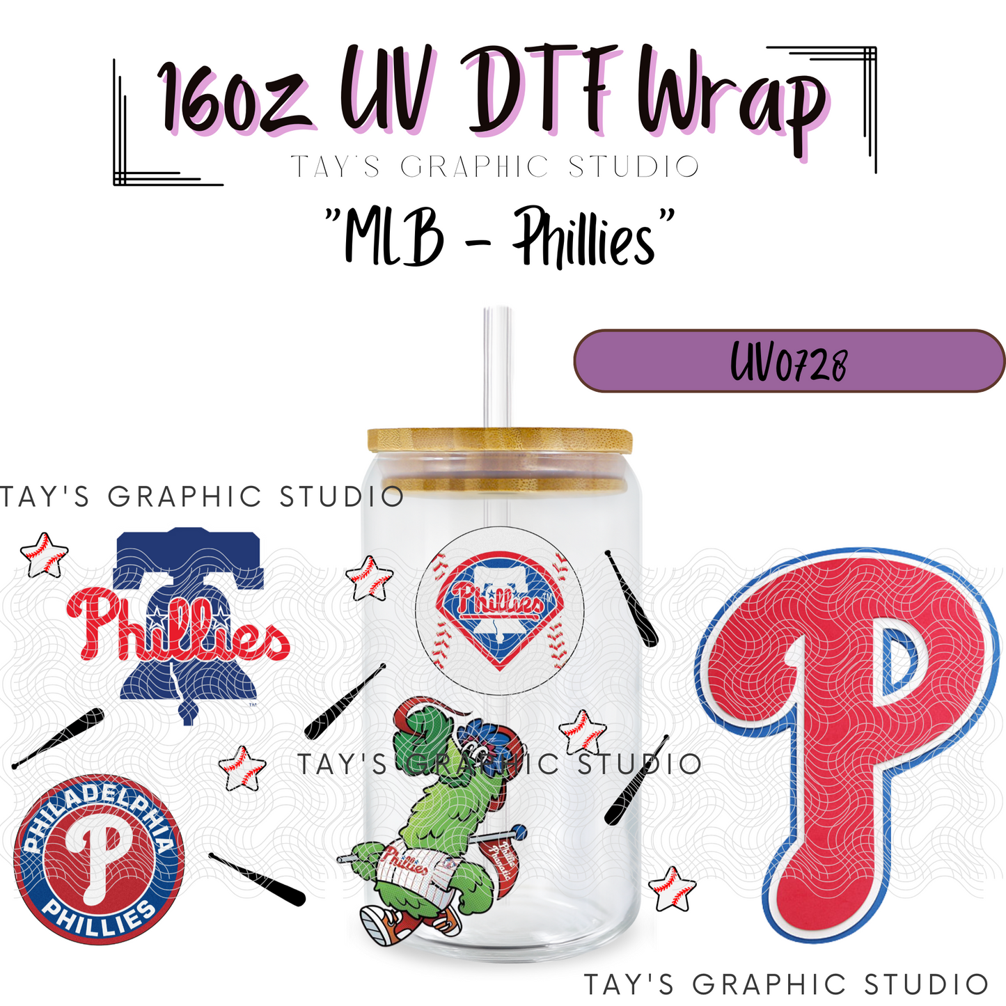 Exclusive Collection - MLB Team Wraps - 30 Team Wraps - UV DTF Wraps - MTO