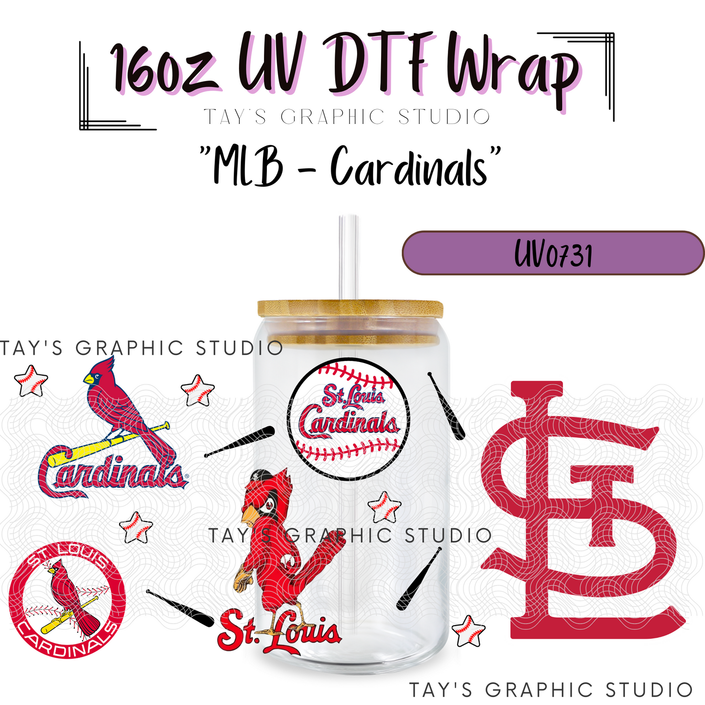 Exclusive Collection - MLB Team Wraps - 30 Team Wraps - UV DTF Wraps - MTO