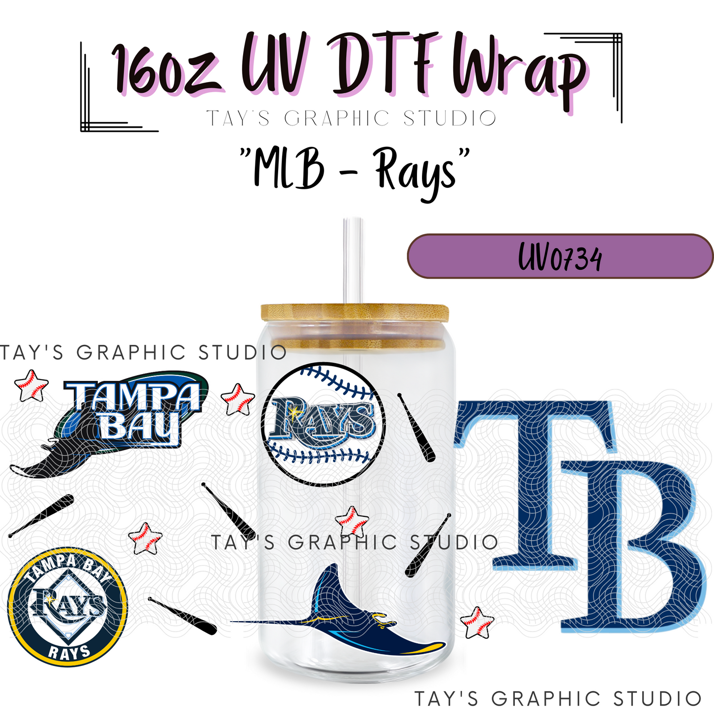 Exclusive Collection - MLB Team Wraps - 30 Team Wraps - UV DTF Wraps - MTO