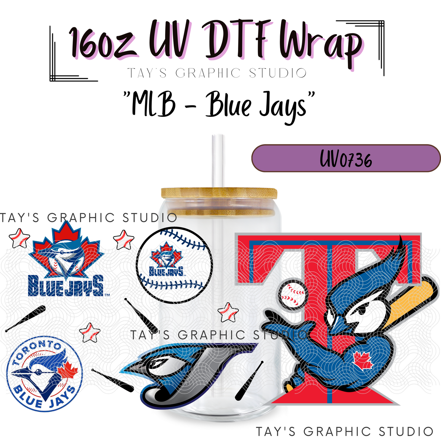 Exclusive Collection - MLB Team Wraps - 30 Team Wraps - UV DTF Wraps - MTO