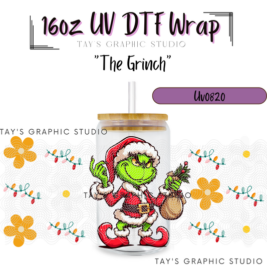 Exclusive - The Grinch UV DTF Wrap - MTO0820