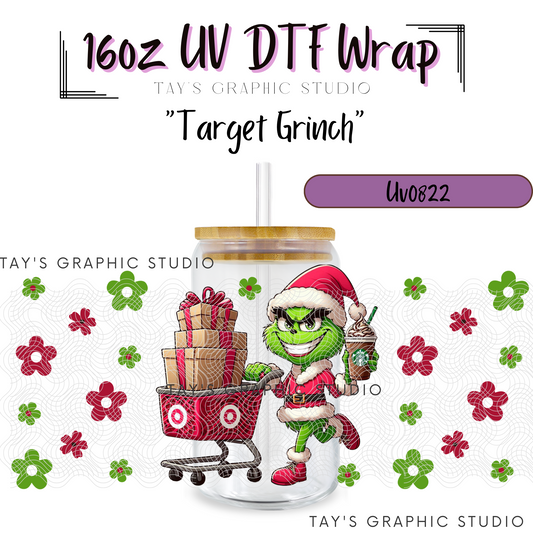 Exclusive - Target Grinch UV DTF Wrap - MTO0822