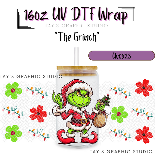 Exclusive - The Grinch UV DTF Wrap - MTO0823