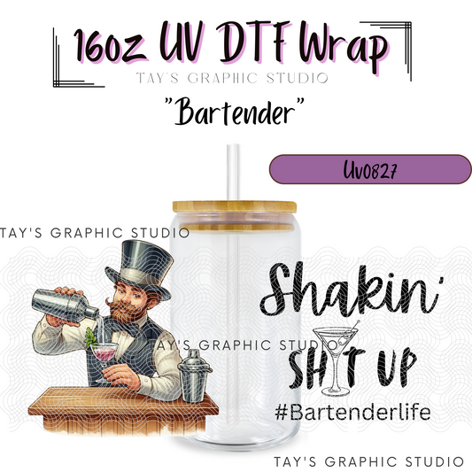 Exclusive - Bartender UV DTF Wrap - MTO0827