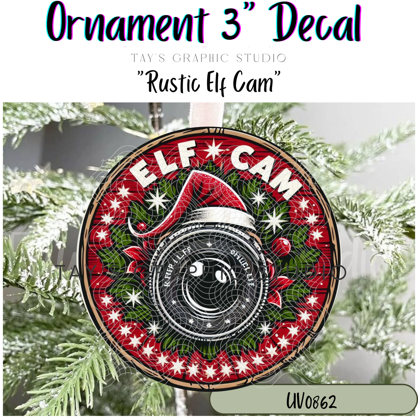 Exclusive Elf Cam Decals Collection - 6 Different Decals to Chose From - MTO Decals