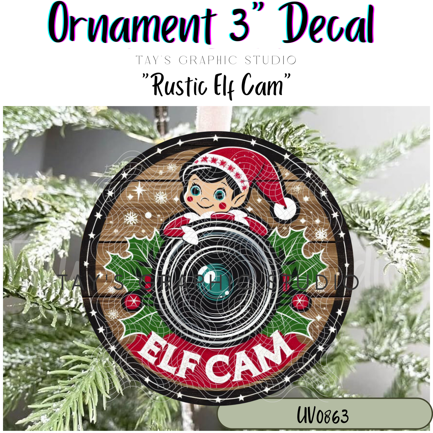 Exclusive Elf Cam Decals Collection - 6 Different Decals to Chose From - MTO Decals