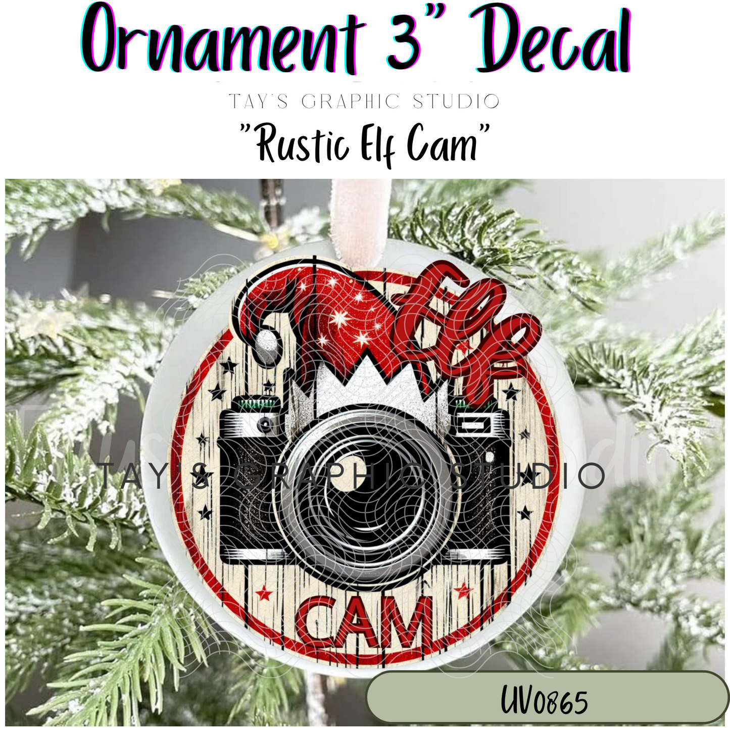 Exclusive Elf Cam Decals Collection - 6 Different Decals to Chose From - MTO Decals