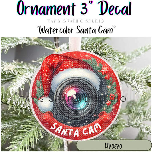 Exclusive Santa Cam Decals Collection - 6 Different Decals to Chose From - MTO Decals