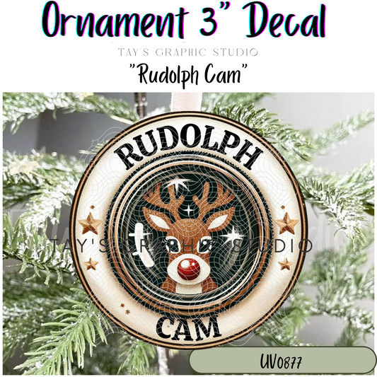 Exclusive Reindeer/Rudolph Cam Decals Collection - 5 Different Decals to Chose From - MTO Decals