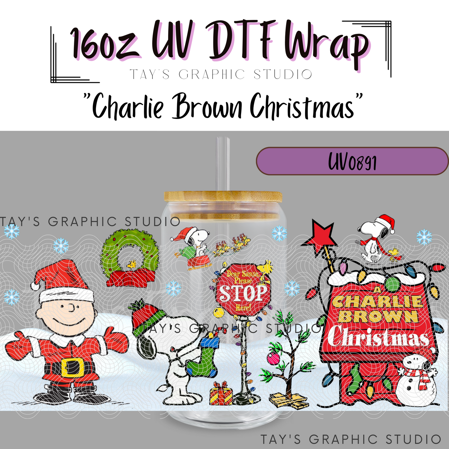 Exclusive - Charlie Brown Christmas Wrap - MTO0891