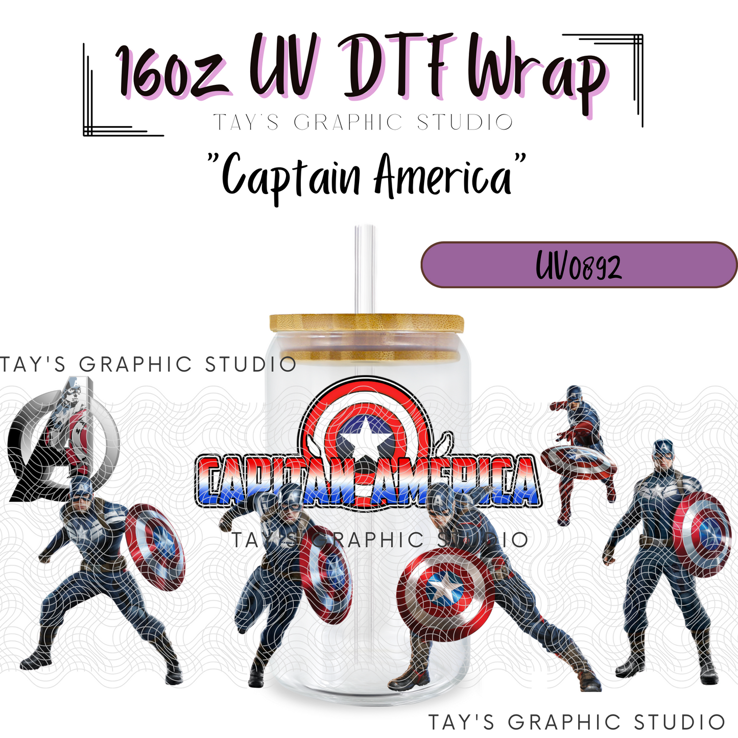 Exclusive - Captain America Wrap - MTO0892