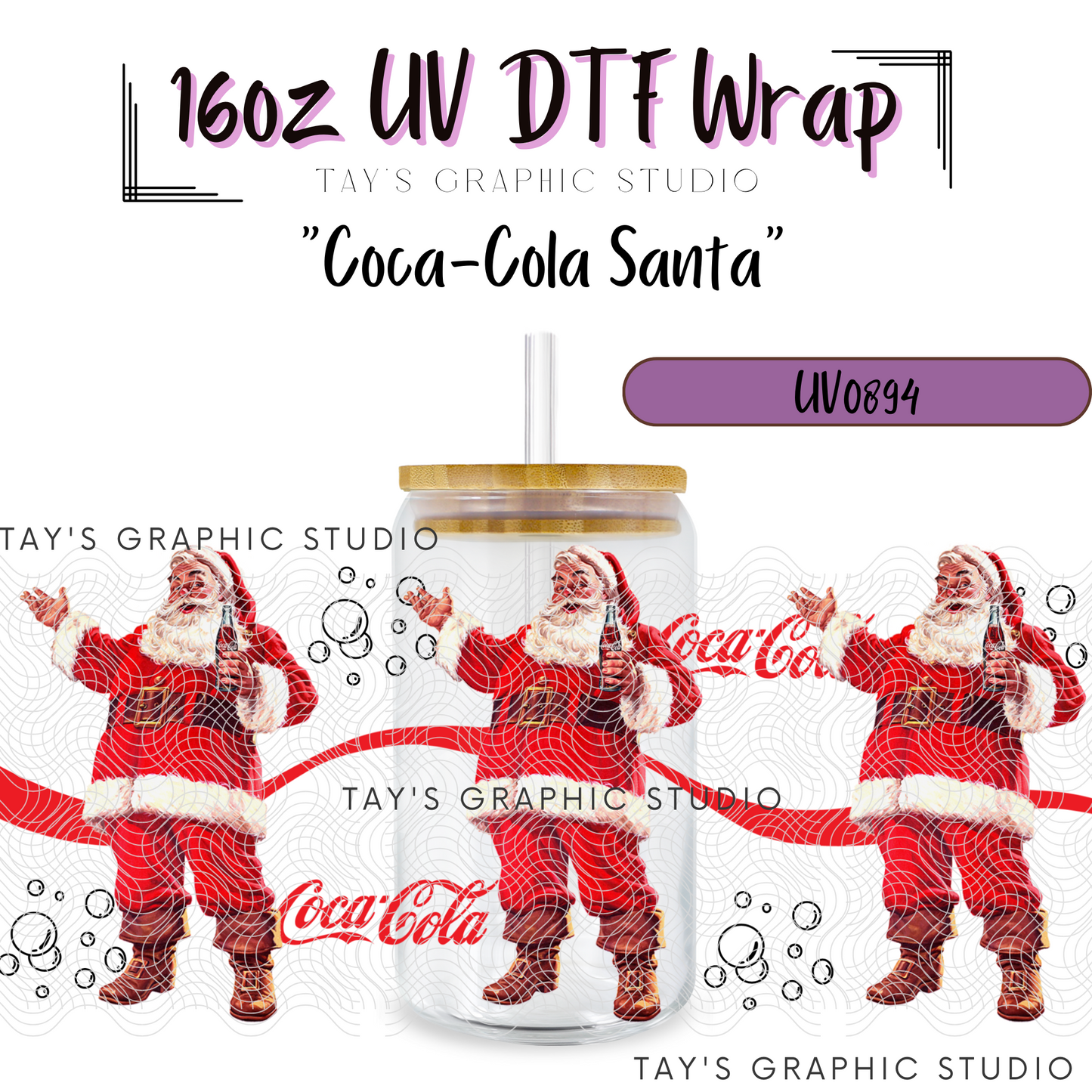 Exclusive - Classic Coca-Cola Santa Wrap - MTO0894