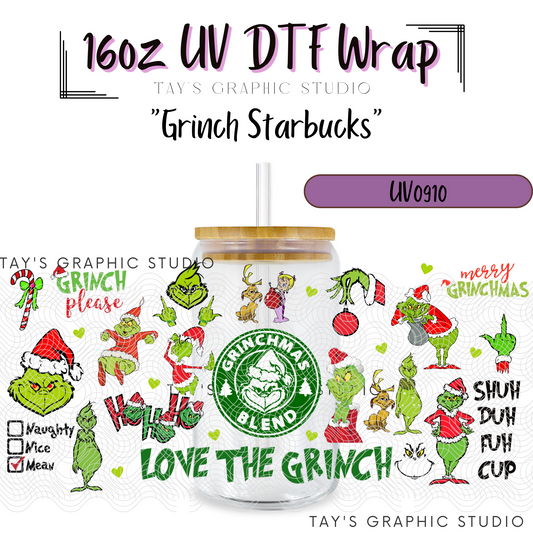 Exclusive - Grinch Starbucks Wrap - MTO0910