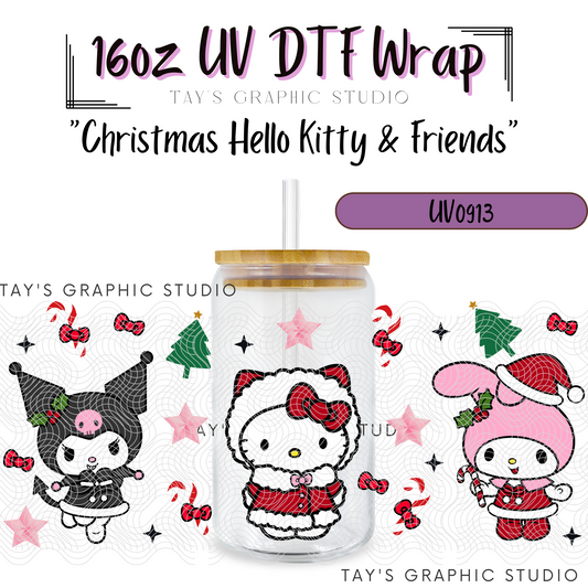 Exclusive - Christmas Hello Kitty and Friends Wrap - MTO0913