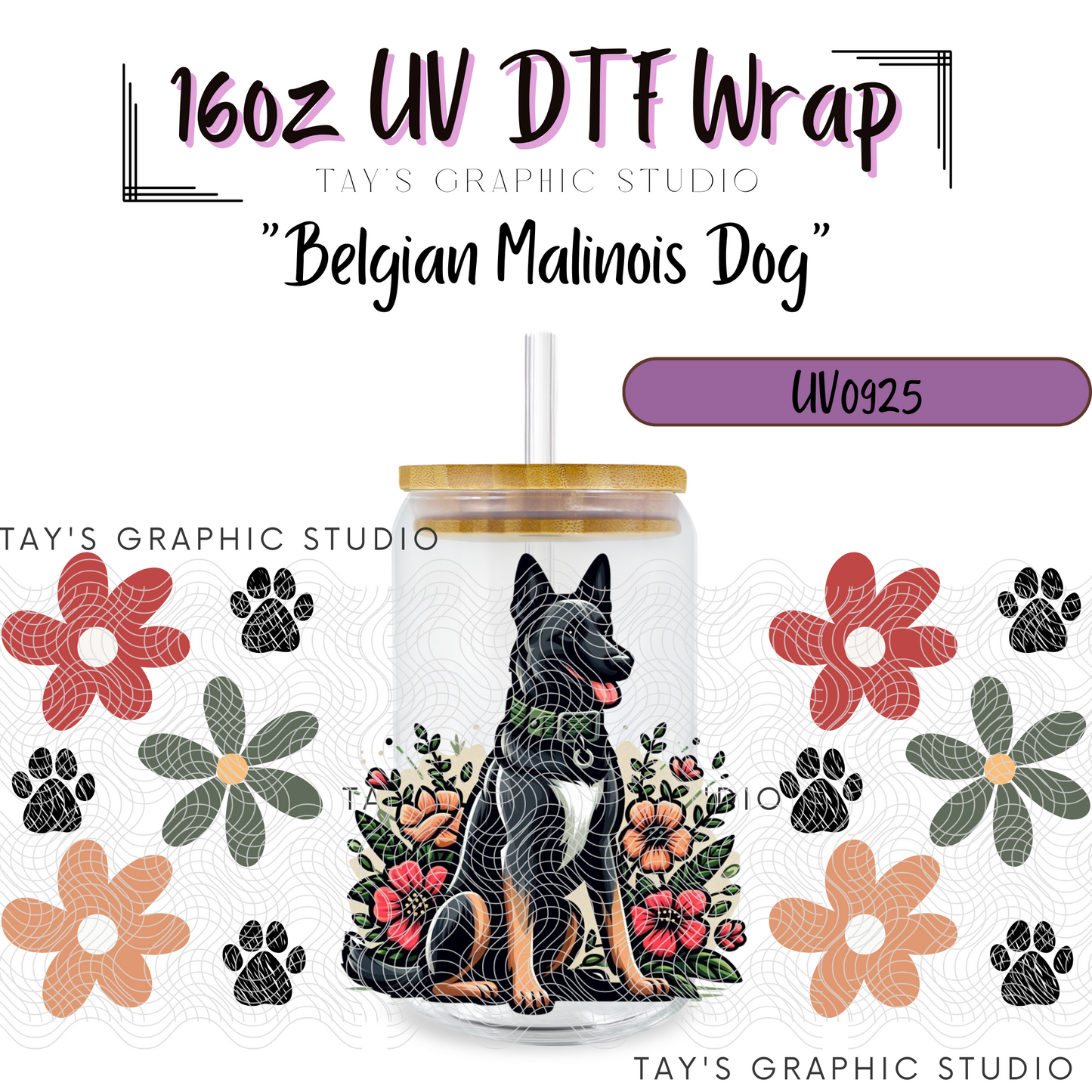 Exclusive - Belgian Malinois Dog Wrap - MTO0925