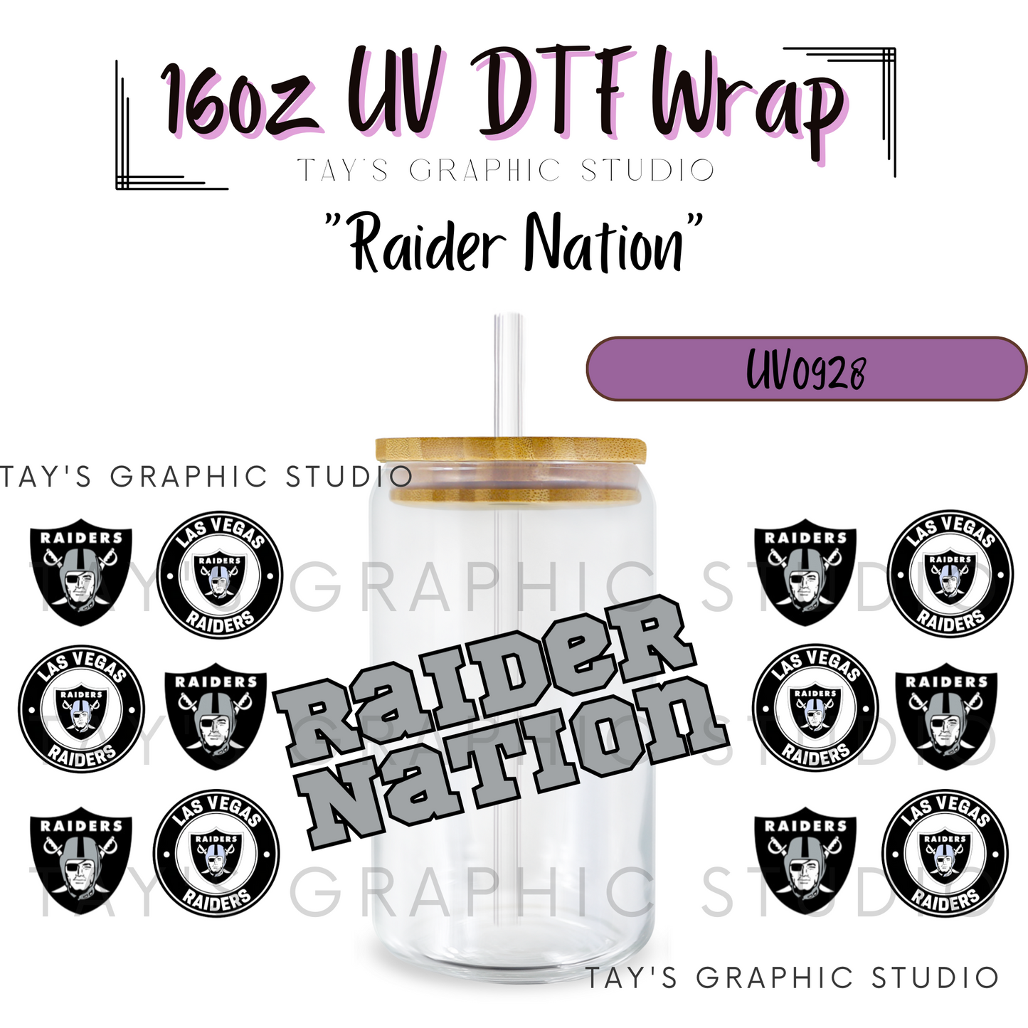 EXCLUSIVE COLLECTION - NFL Team Slogan UV DTF Wraps - 32 Team Wraps - Collection UV DTF Wraps