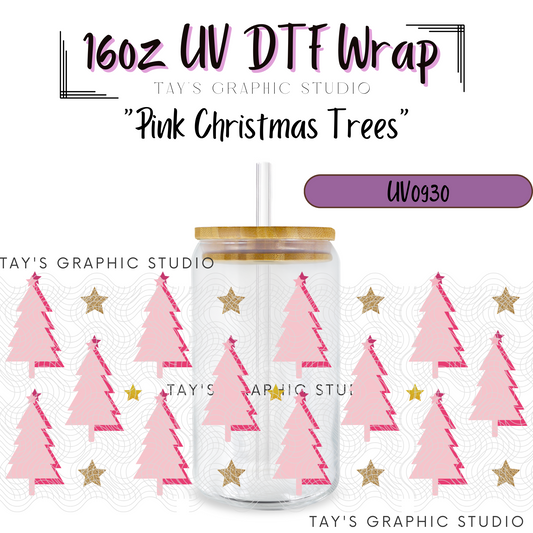 Exclusive - Pink Christmas Tree Wrap - MTO0930