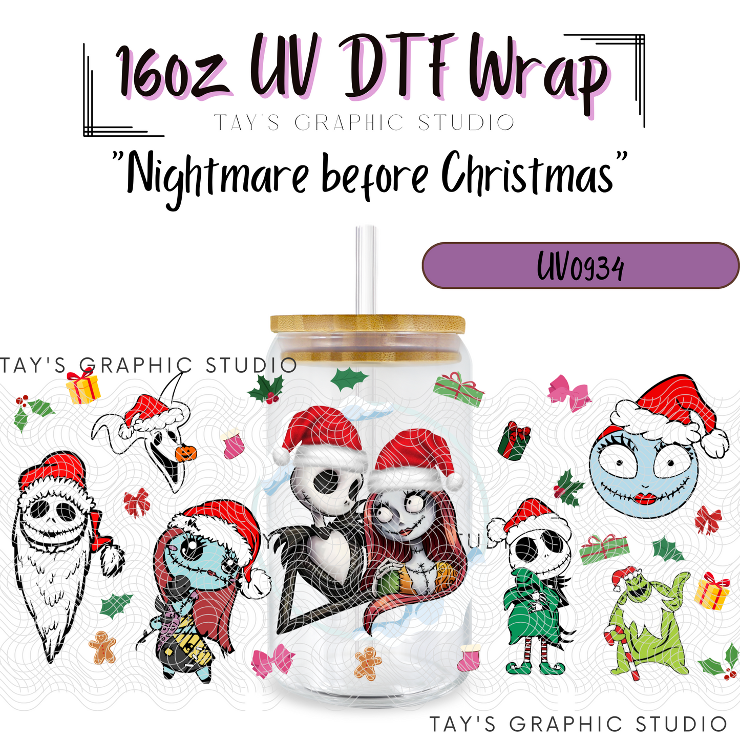 Exclusive - Nightmare Before Christmas Wrap - MTO0934